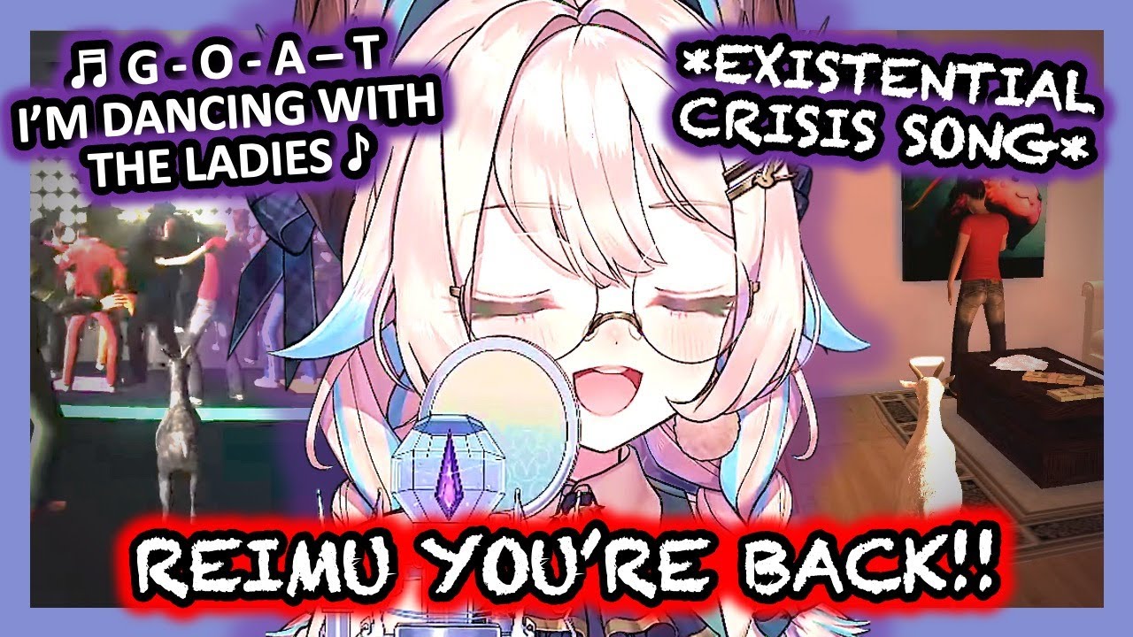 Enna's goat simulator stream is actually a concert in disguise...