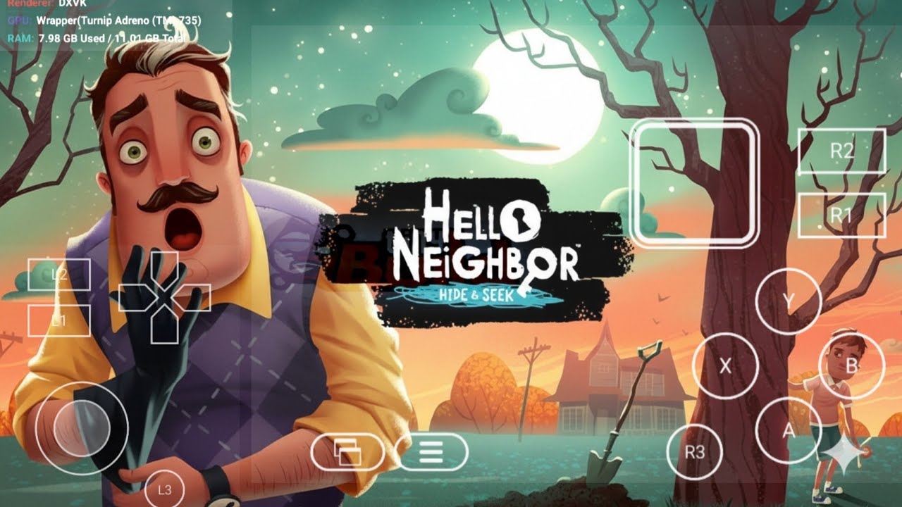 How to Play Hello Neighbor Hide & Seek on Your Android Phone | Poco F6 Winlator Tutorial (No Lag!)