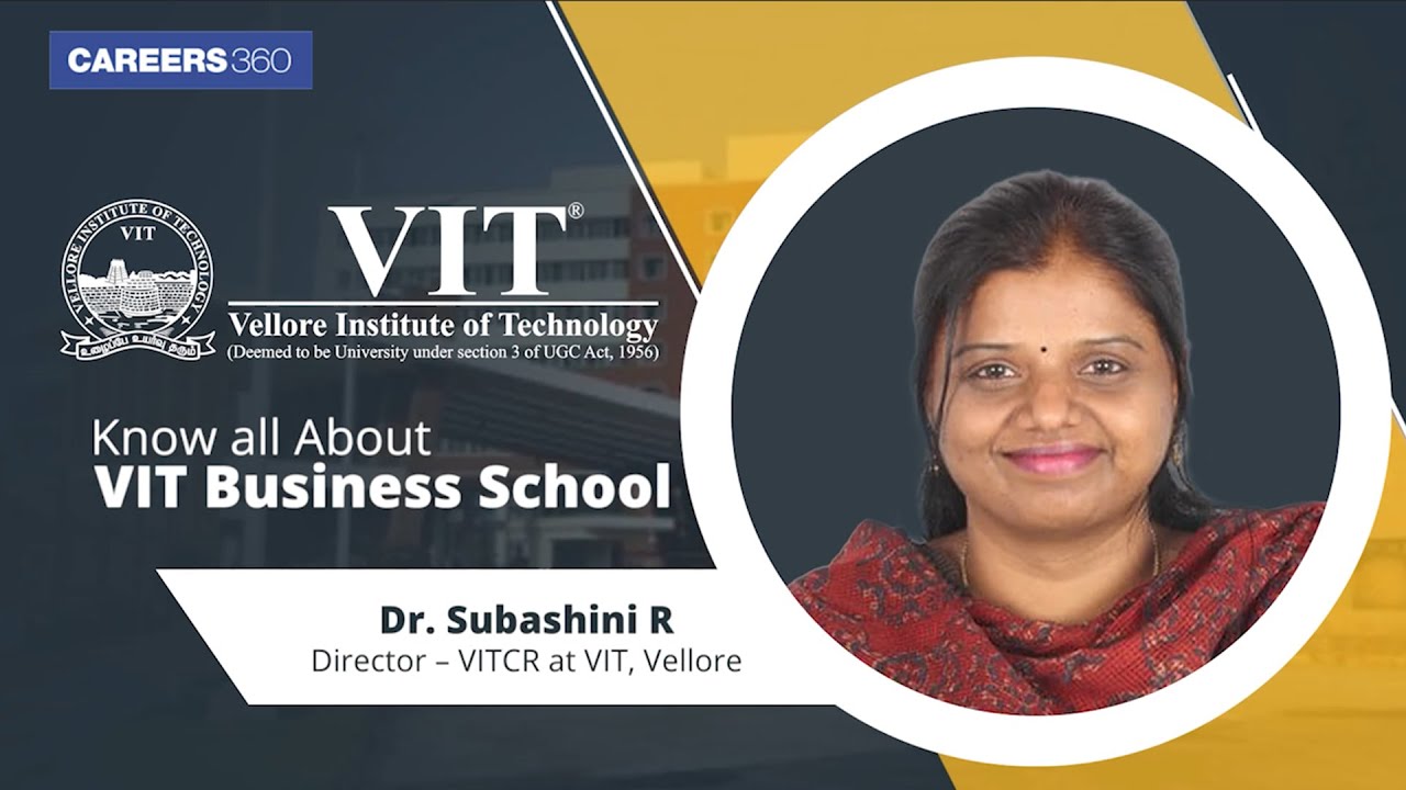 VIT Business School: Interview with Dr. Subashini R (Faculty in Management & Director i/c VITCR)