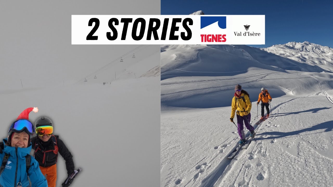 POWDER OFF PISTE TURNS TO WHITEOUT SKIING! XMAS SPECIAL!Snow Forecast Tignes/Val D`Isere 23/12/2023