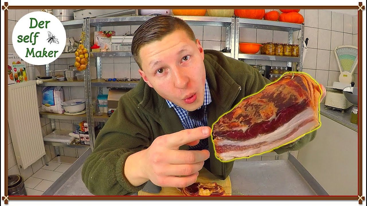 Schinkenspeck selber machen/ Schinkenspeck selber herstellen/ Geräucherter Schinken selber machen