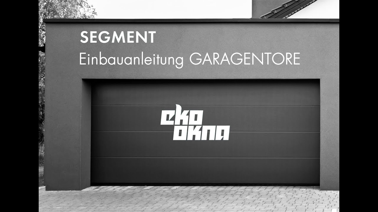 Einbauanleitung Garagentore EKO-OKNA