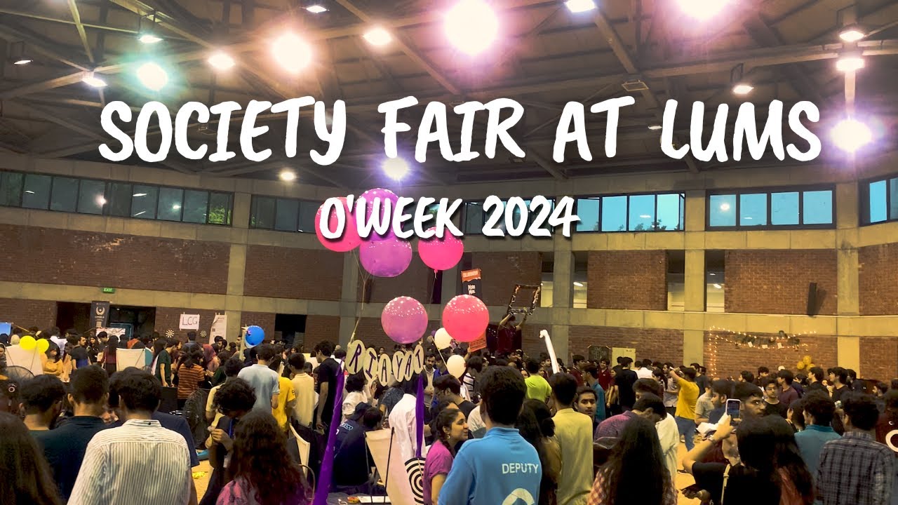 Society Fair at LUMS | LUMS O'week 2024 #lifeatlums