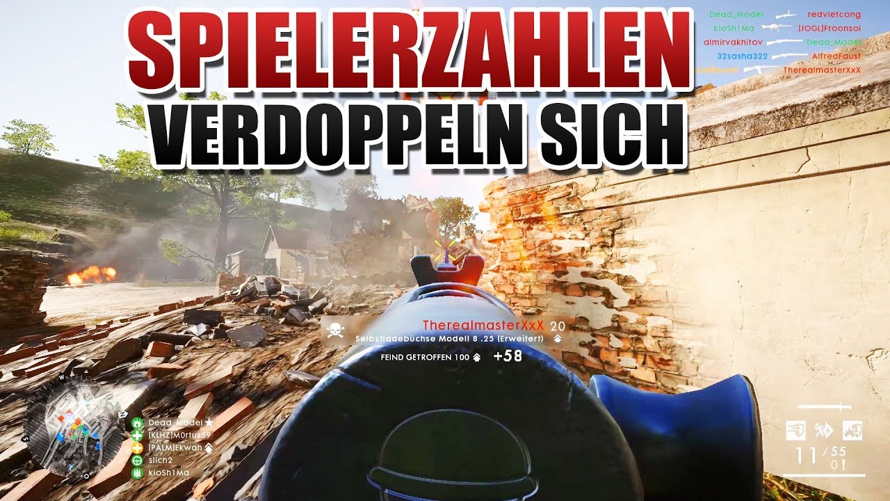 Nach über einem Monat wieder Battlefield 1...