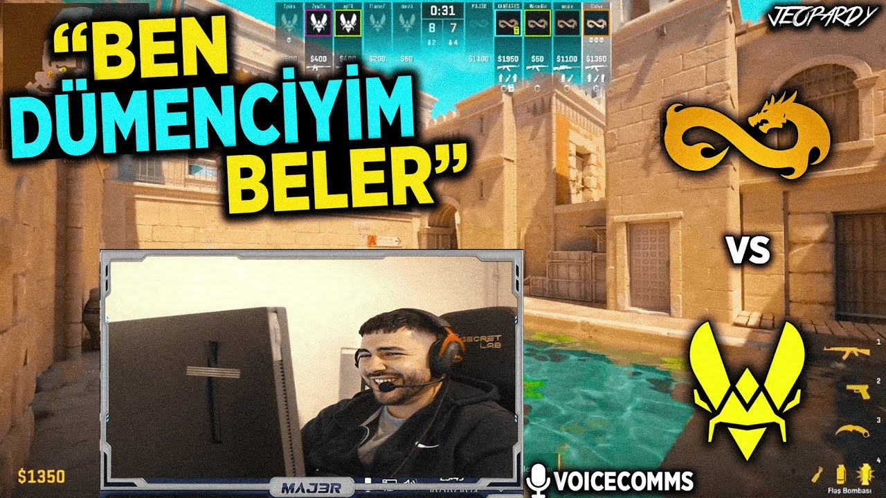 KAPTAN MAJ3R, ETERNAL FIRE VS VITALITY MAÇ İÇİ KONUŞMALARI İZLEYİP YORUMLUYOR! (Part 1 - Anubis)
