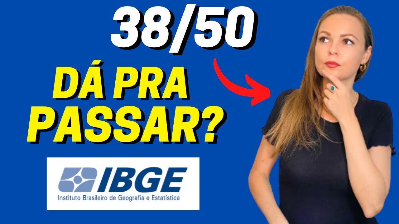 QUANTO EU PRECISO ACERTAR PRA PASSAR NA PROVA DO IBGE 2022 ? | RECENSEADOR - ACM - ACS