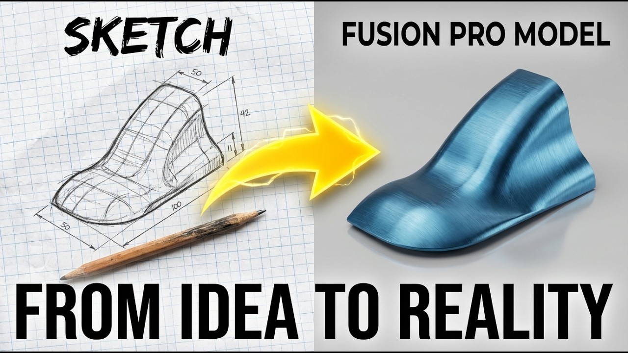 Серия практических упражнений по Fusion 360 Surface – Упражнение №2