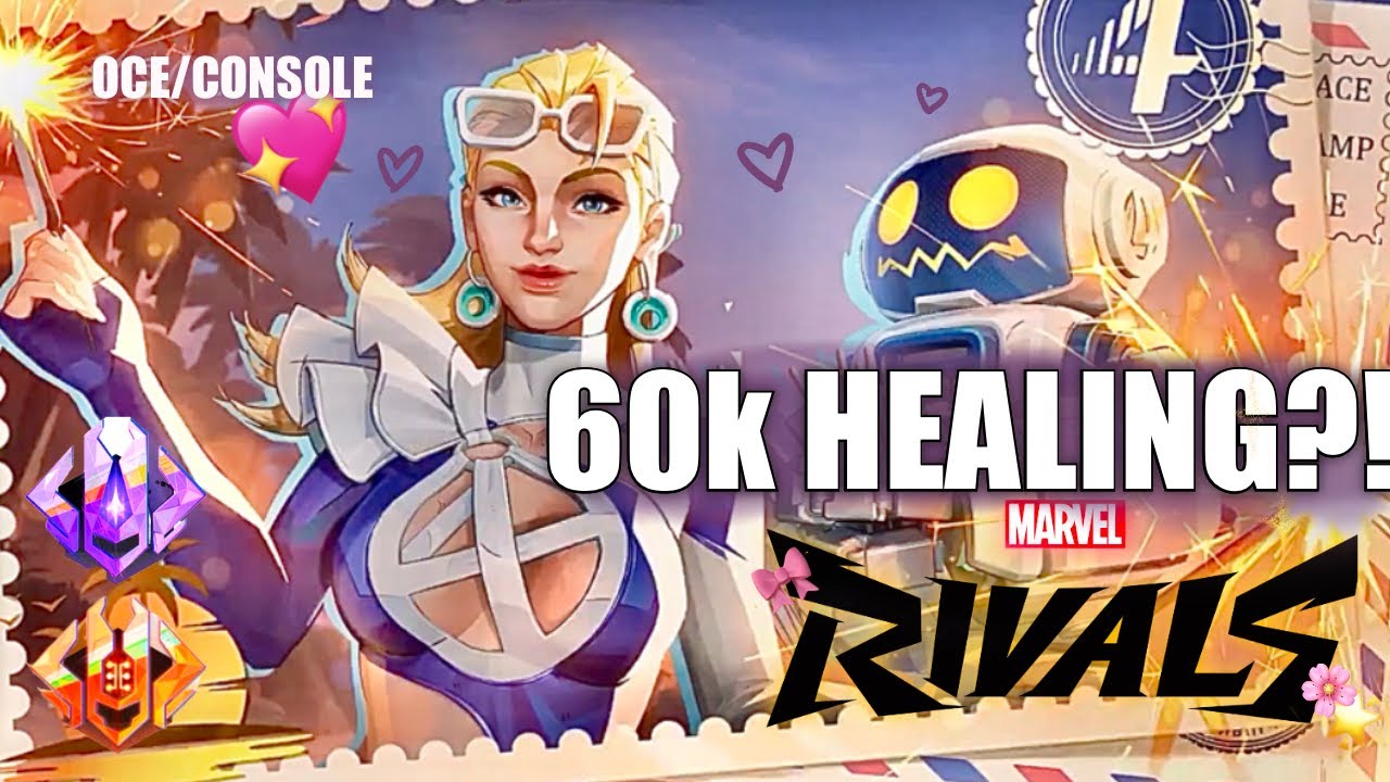 Invisible Woman Is OP?! 60K Healing High-Elo Ranked Carry 