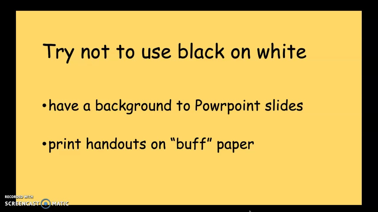 Dyslexia Friendly Classoom