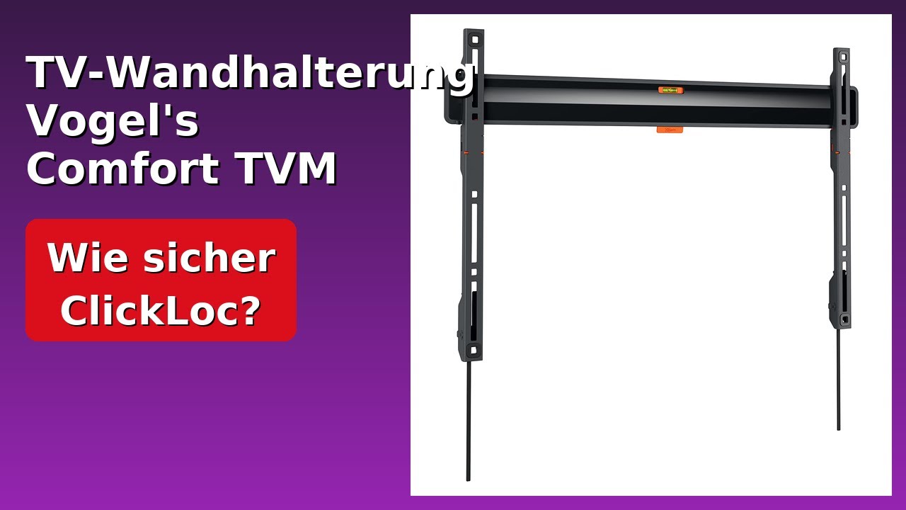 BEWERTUNG (2025): TV-Wandhalterung Vogel's Comfort TVM 3605. WESENTLICHE Einzelheiten