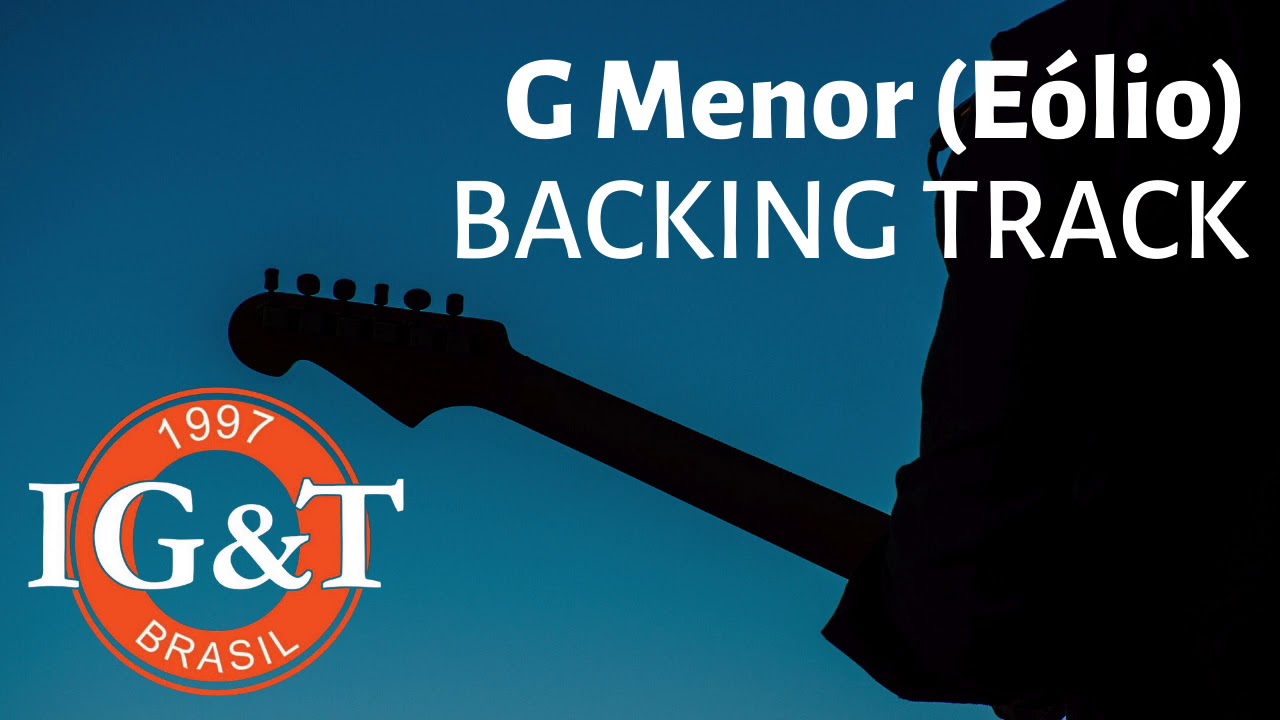 G Menor Eólio Backing Track