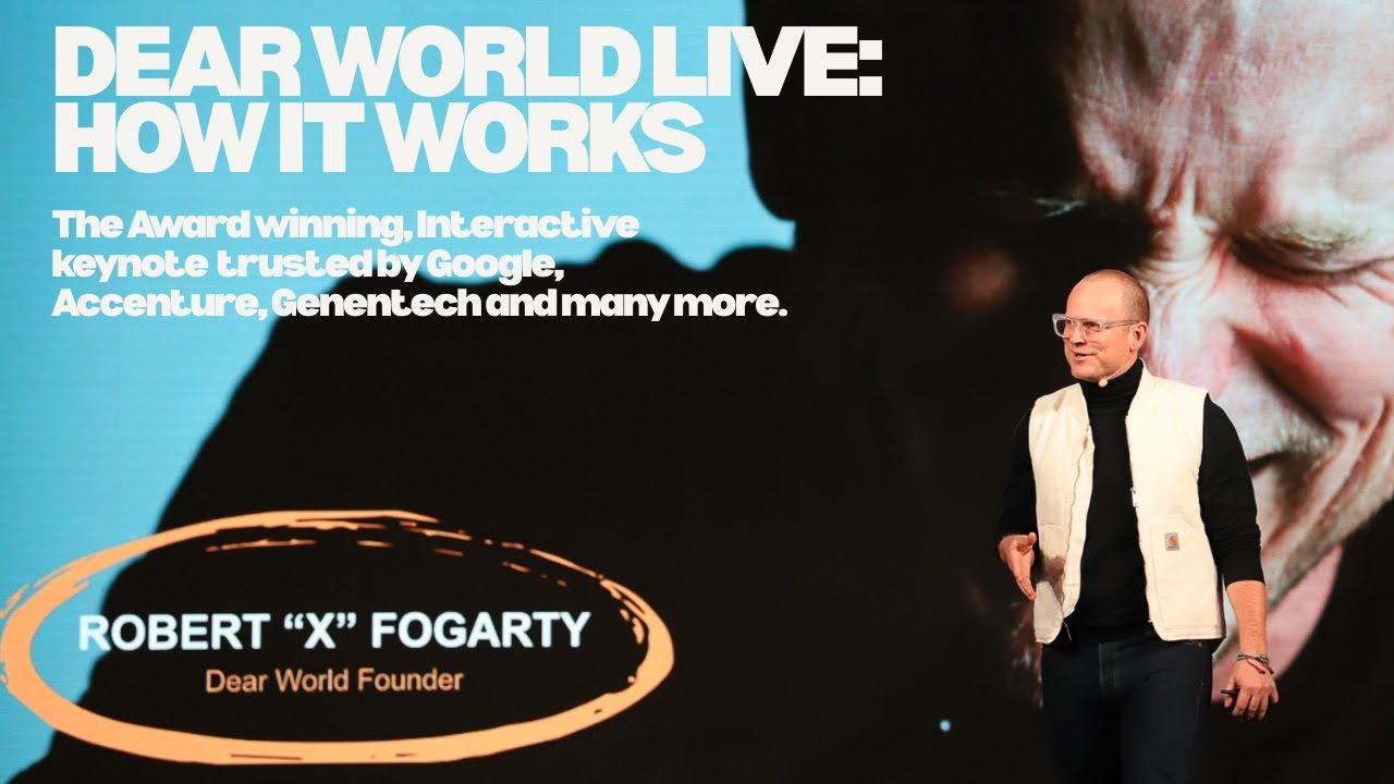 Dear World Live. The Award Winning Keynote Experience: How it works.