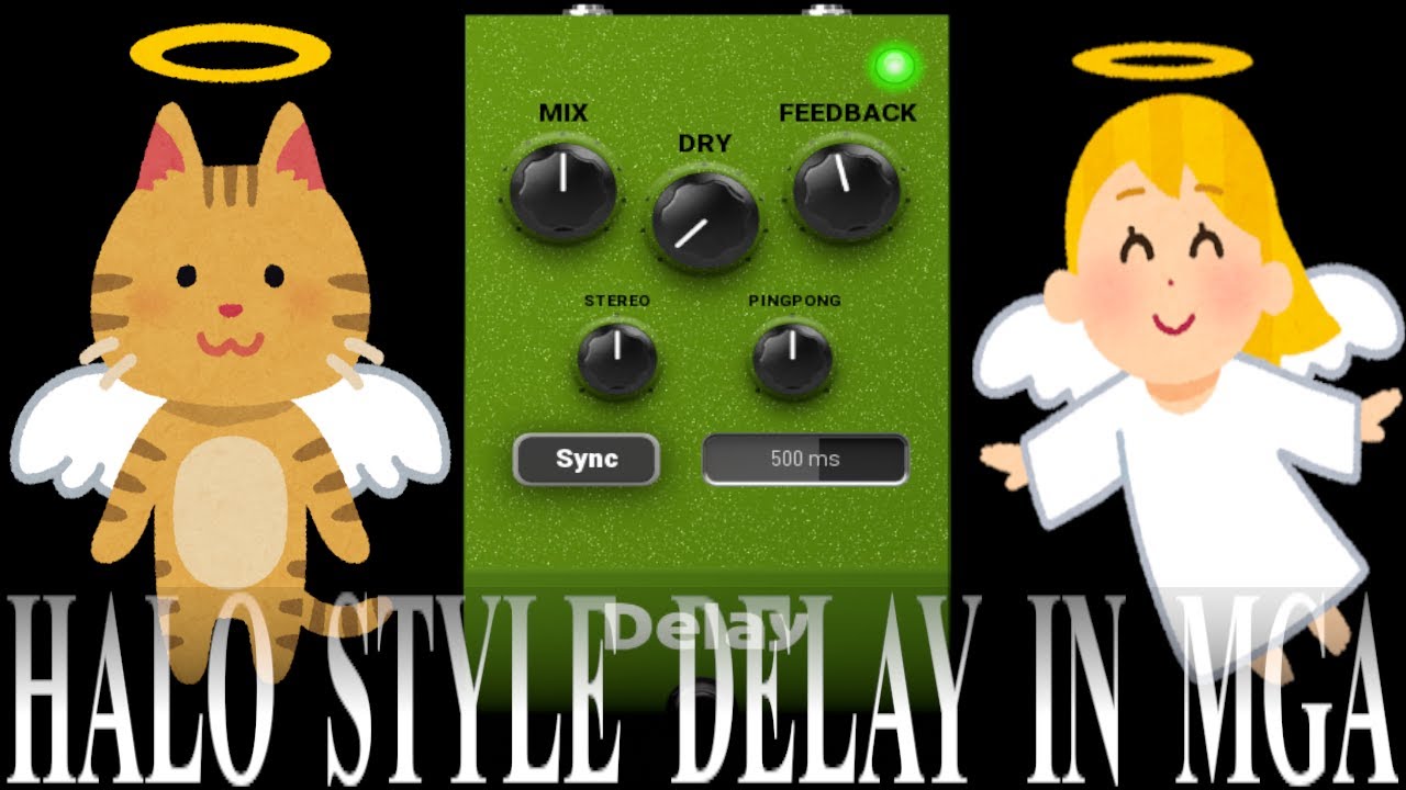 Halo Style Delay in MGuitararchitect