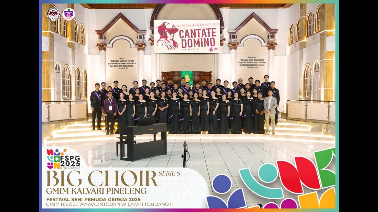 Paduan Suara Pemuda GMIM Kalvari Pineleng - Swing Low Sweet Chariot | Champion Big Choir S FSPG 2025