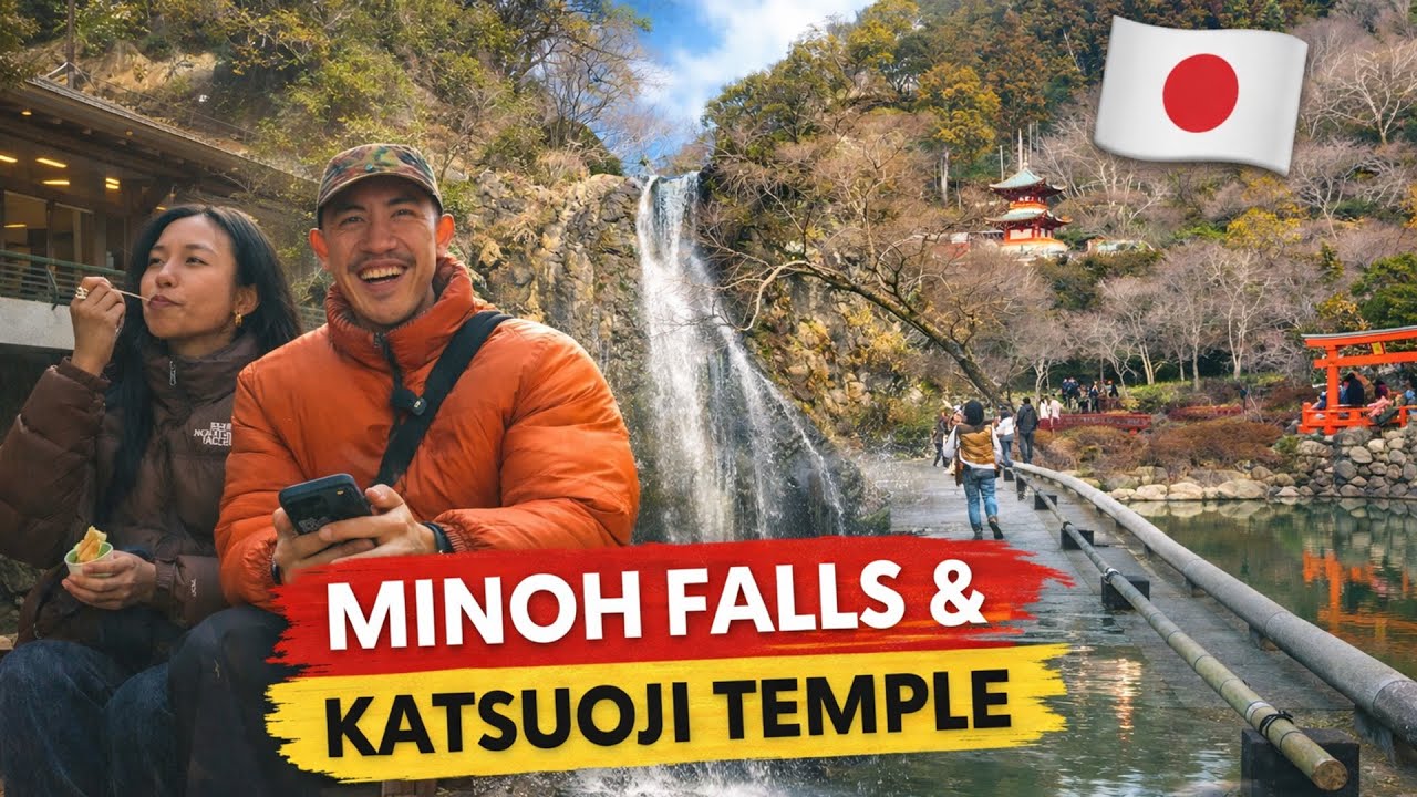 Hidden Osaka Gems 🇯🇵 | Minoh Falls & Katsuoji Temple Vlog