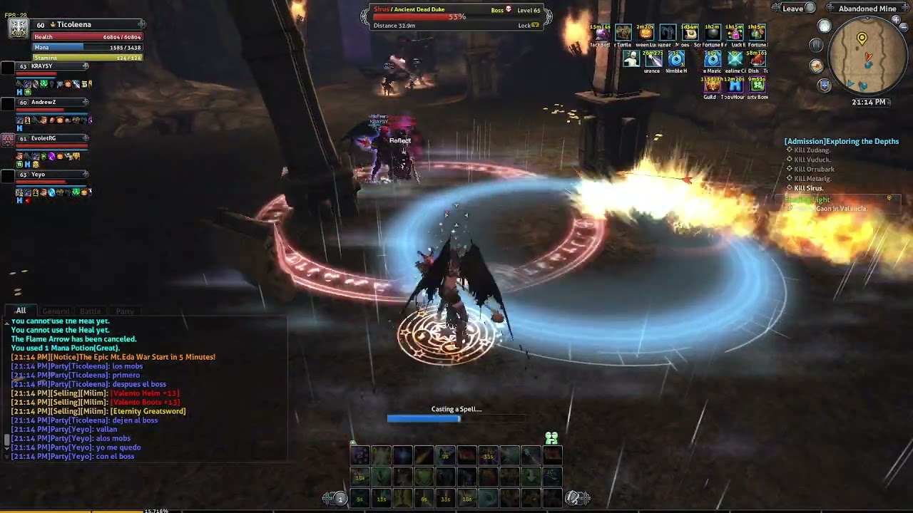 RaiderZ -- Abandoned Mine (Cleric run)