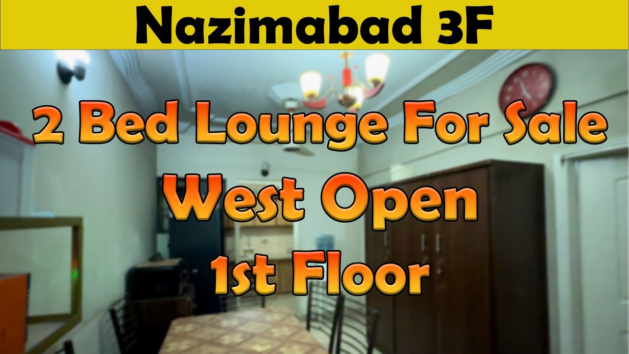 2BED LOUNGE AVAILABLE FOR SALE | NAZIMABAD 3F | 1st FLOOR | LEASED | 600 Sq.Ft | #alwahabassociates