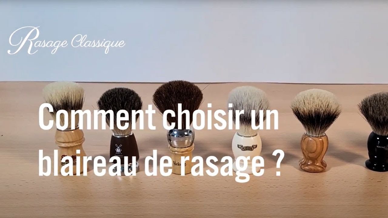Comment choisir un blaireau de rasage ?