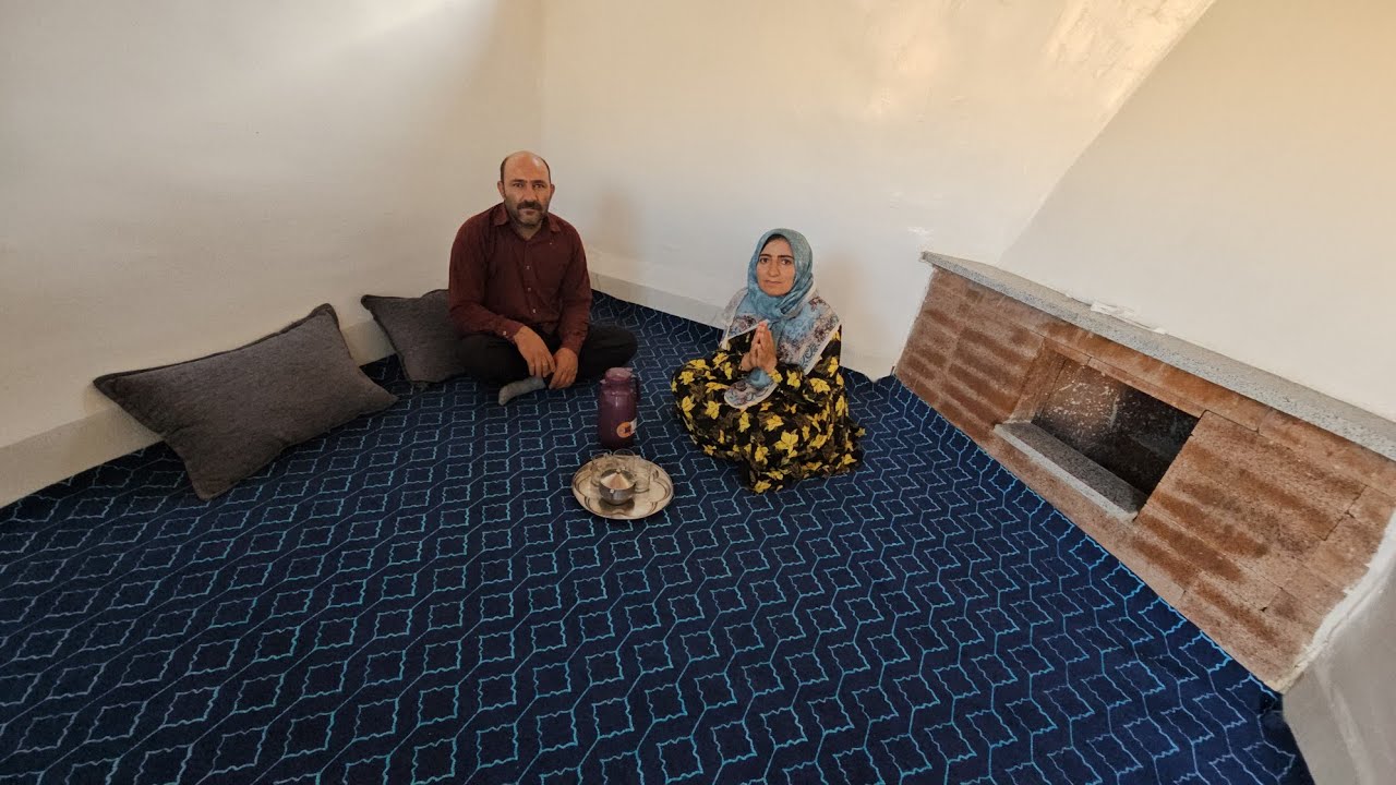 They finally moved; how did the new carpet change the stone structure?