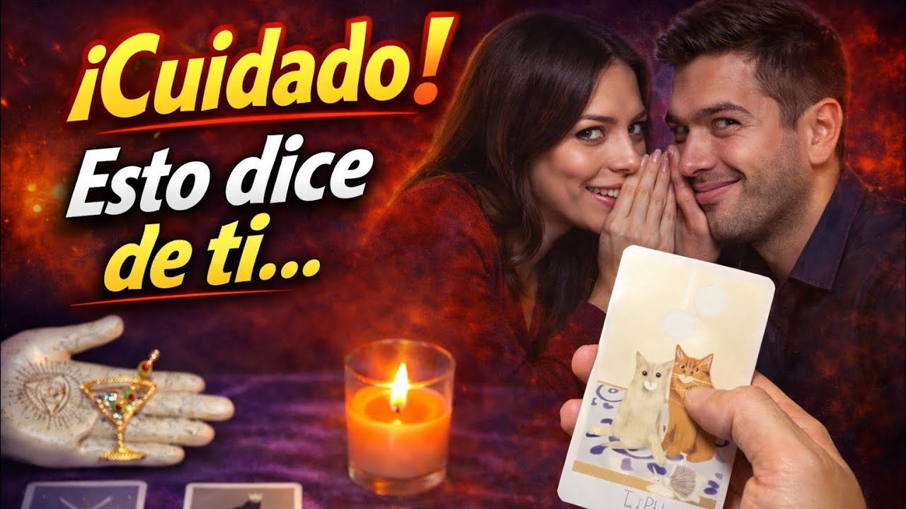Esta persona HABLA de ti a tus espaldas 🤐✨Tarot Interactivo 🔮✨