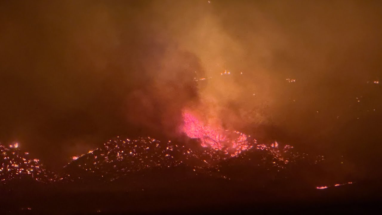 Sinlahekin Fire timelapse. Loomis, WA. 7/31/26-8/1/26. 430pm-1am. #sinlahekinfire #loomis #wildfire 