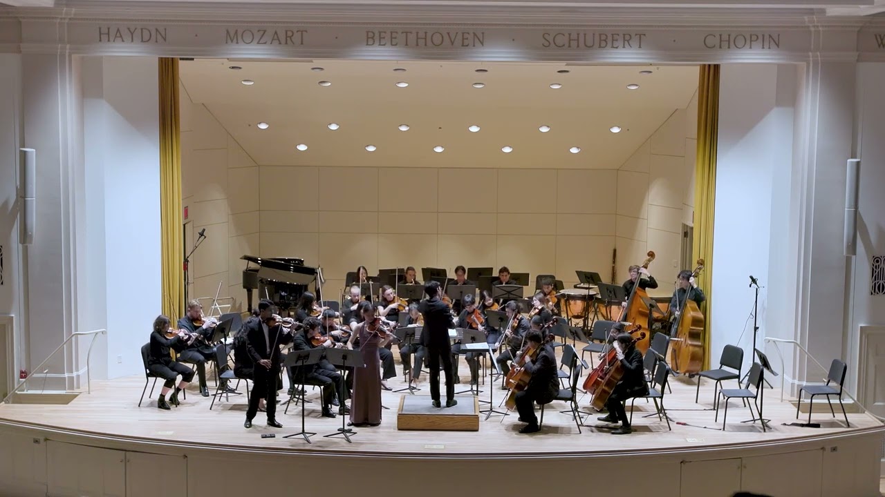 MOZART Sinfonia concertante, K.362 | Ayaan Ahmad ᐧ Sidney Lee ᐧ Enoch Li ᐧThe Bach Society Orchestra
