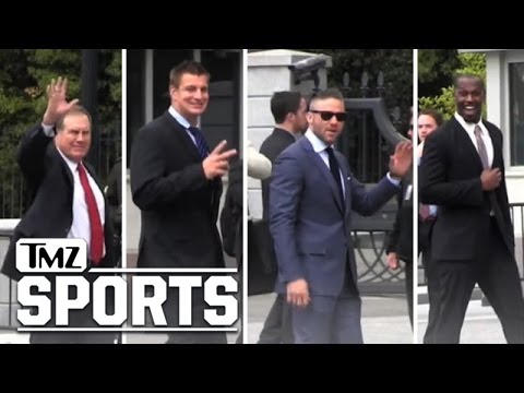 New England Patriots -- Arrive to the White House ... No Brady? No Problem! | TMZ Sports