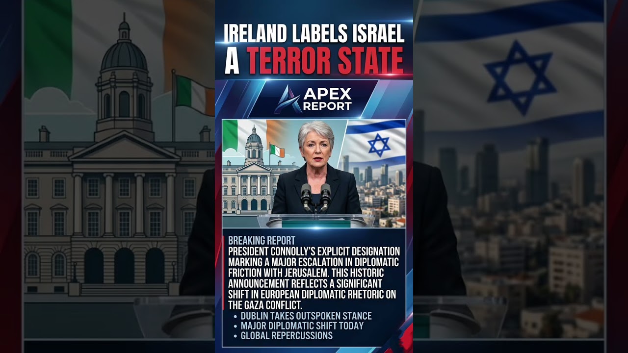 ​SHOCKWAVE: Ireland Officially Labels Israel a 'Terror State' &ndash; Major Diplomatic Shift