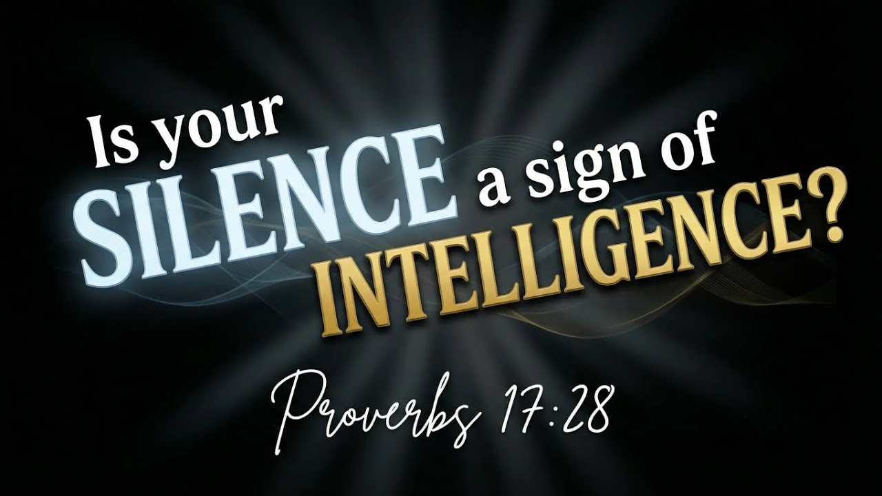 Is SILENCE the SECRET SIGN of TRUE INTELLIGENCE?