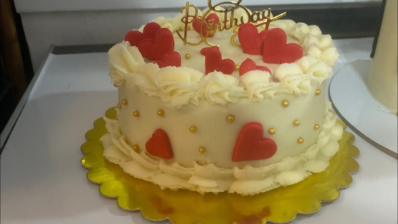 Magic butter icing cake frosting ,வீட்டிலேயே எளிமையான பிறந்தநாள் கேக்கை எப்படி செய்வது