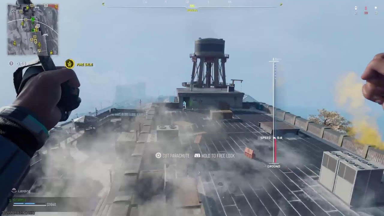 playing call of duty