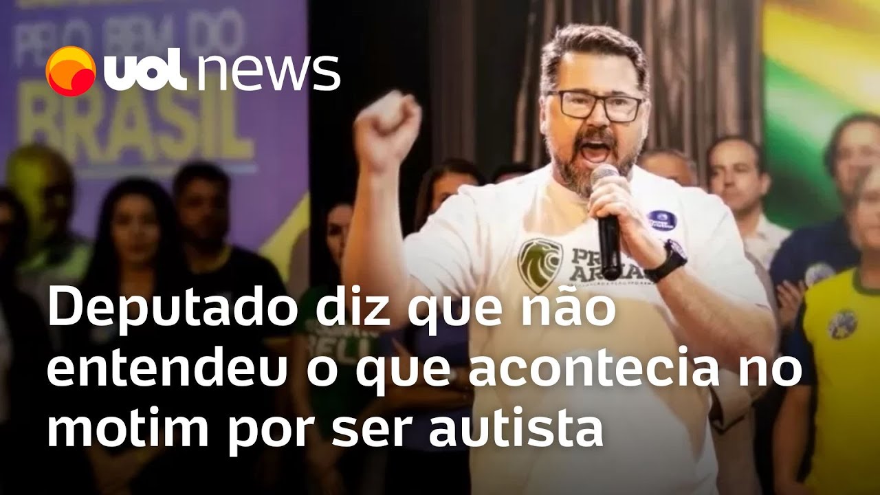 Deputado se defende, diz que é autista e que não entendeu o que acontecia no motim
