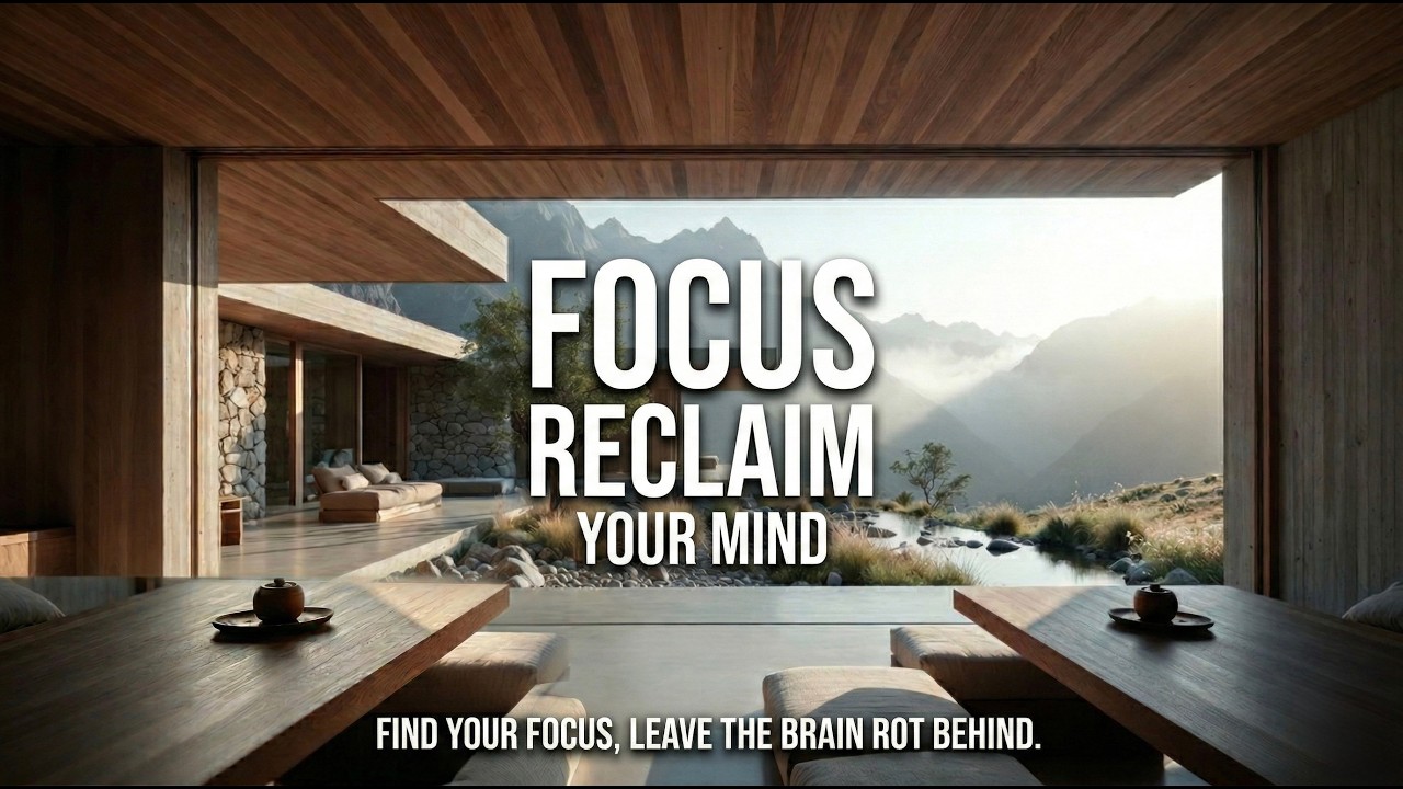 Focus Like a Monk 🗻 Japan Mountain Luxury Ambient for Deep Work
