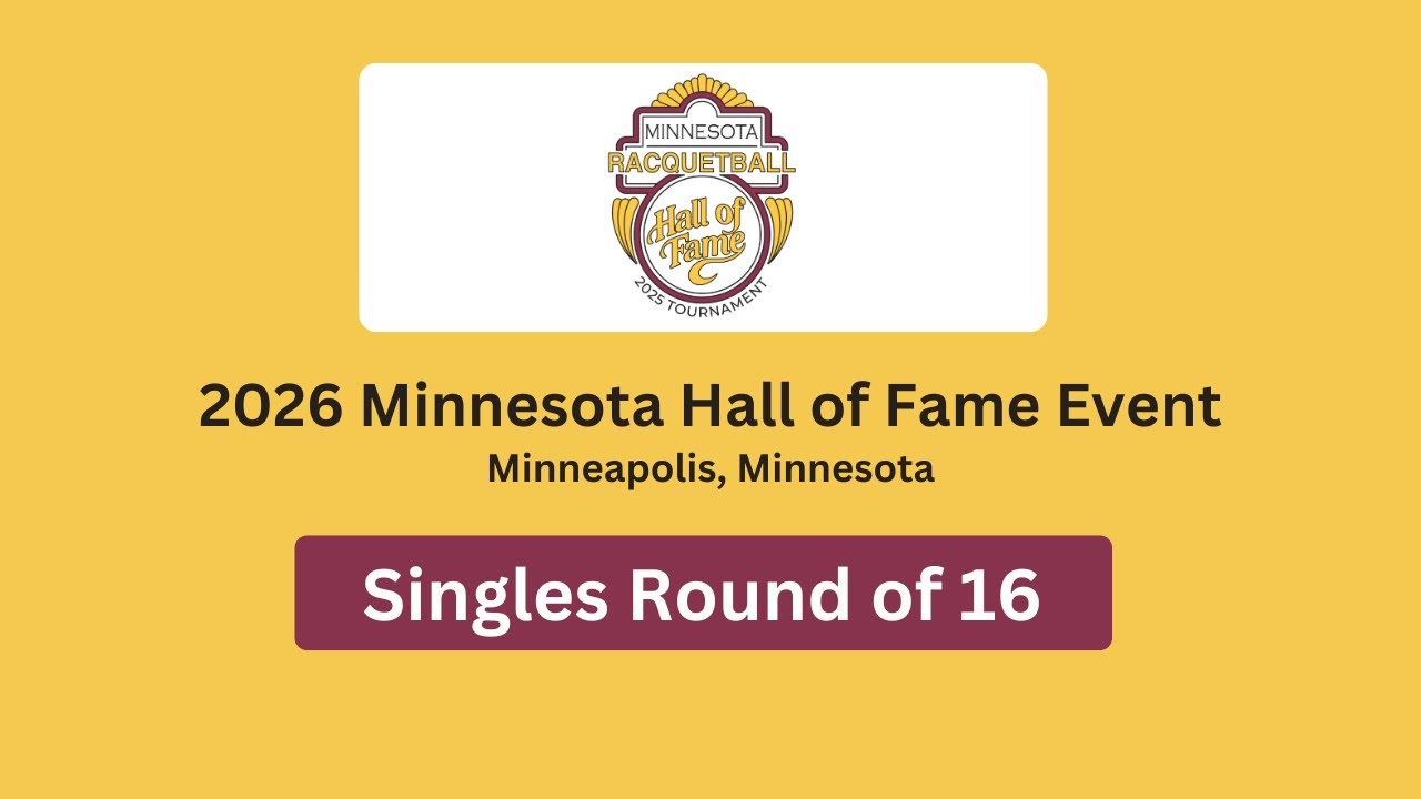 MINNESOTA RACQUETBALL HALL OF FAME 2026