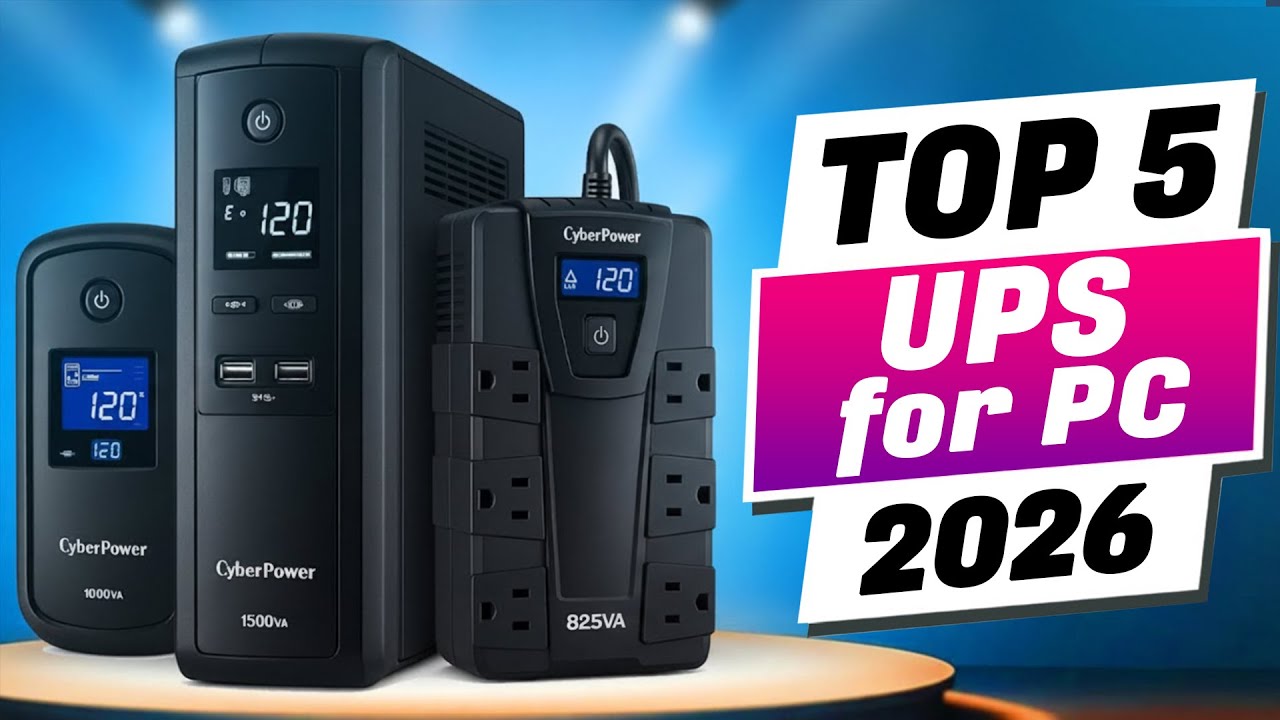 5 Best UPS for PC 2025 | Best Battery Backup UPS 2025