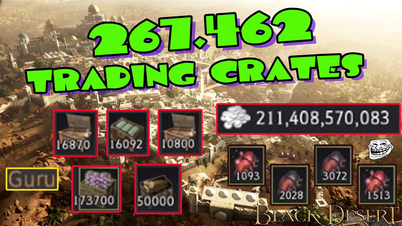BDO - 267.462+ Trading Crates Delivered | Can I reach GURU 1?