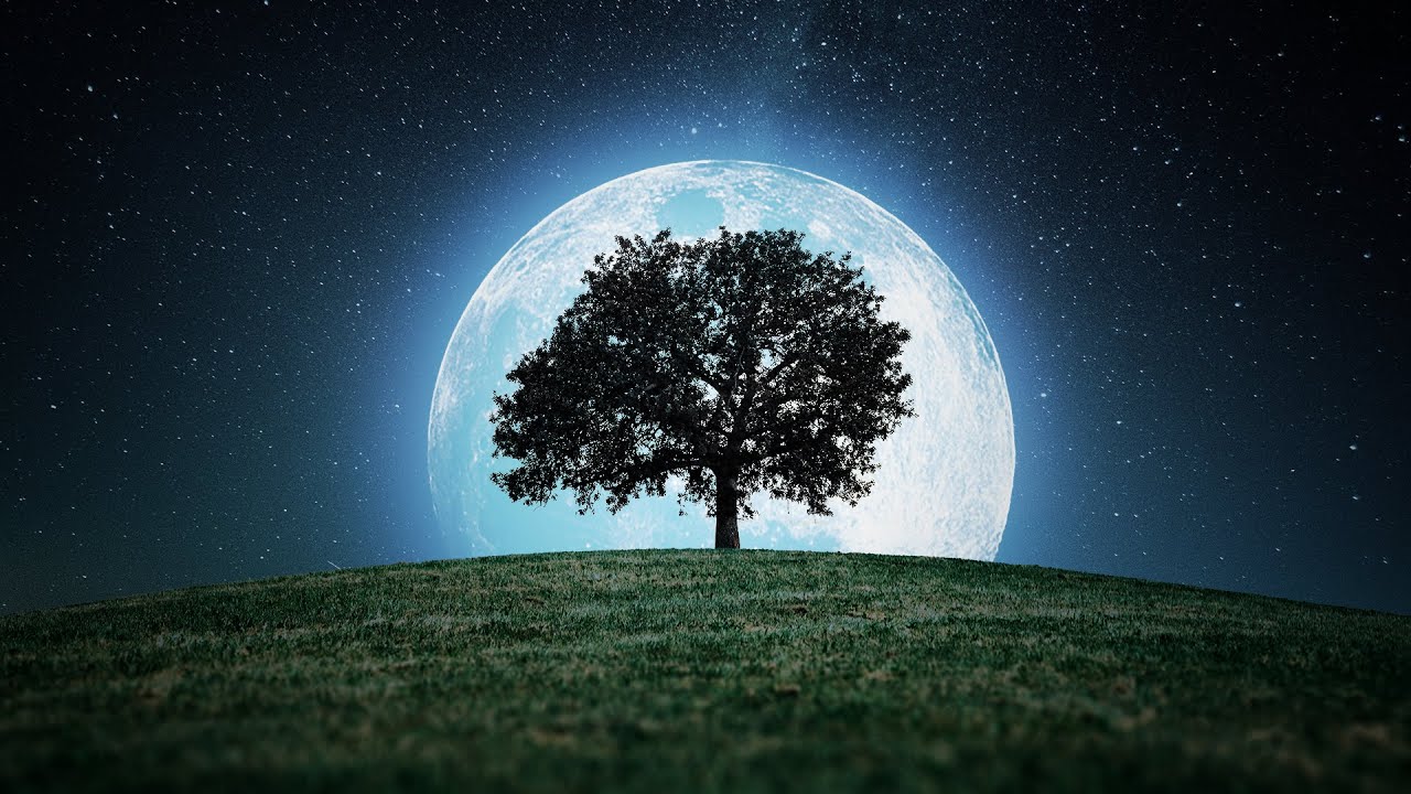Fantasy Glowing Moon Photo Manipulation - Photoshop Tutorial