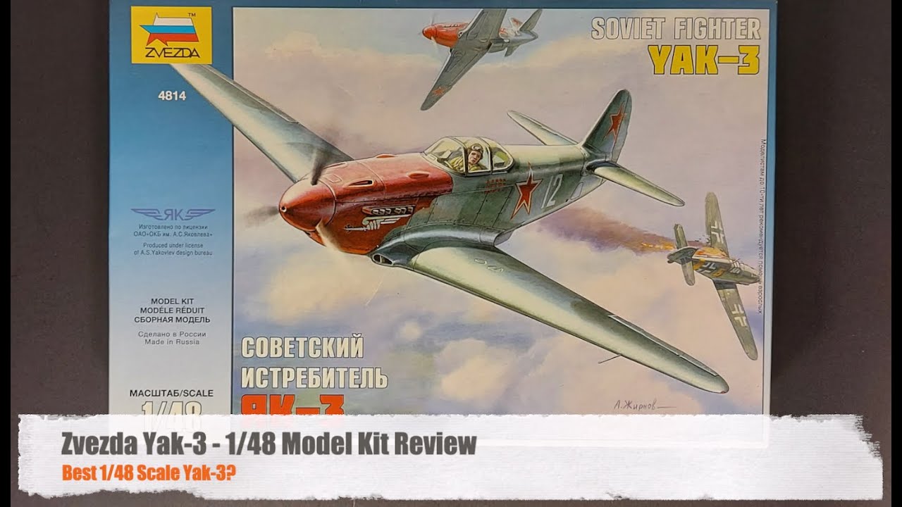 Zvezda 1:48 Yak-3 Review - Best 1/48 Yak-3 Model Kit?
