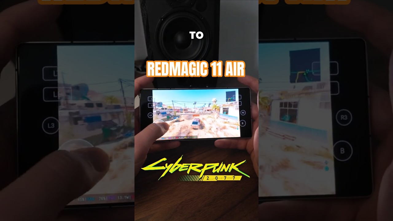 CYBERPUNK 2077 na TELEFONIE 🔥 REDMAGIC 11 Air
