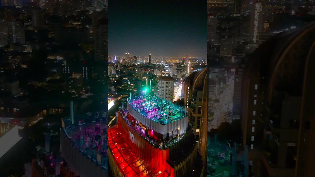 Would you party at this rooftop? 🌇