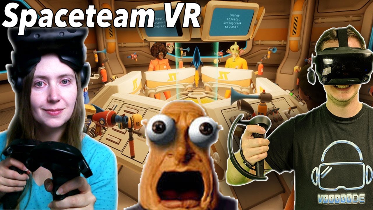 OK THIS IS REAL VR MULTIPLAYER CHAOS - Spaceteam VR Gameplay
