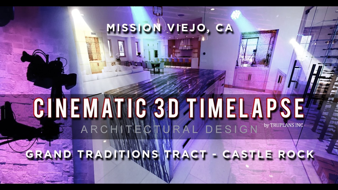 Mission Viejo Remodel on Castle Rock - Cinematic 3D Timelapse