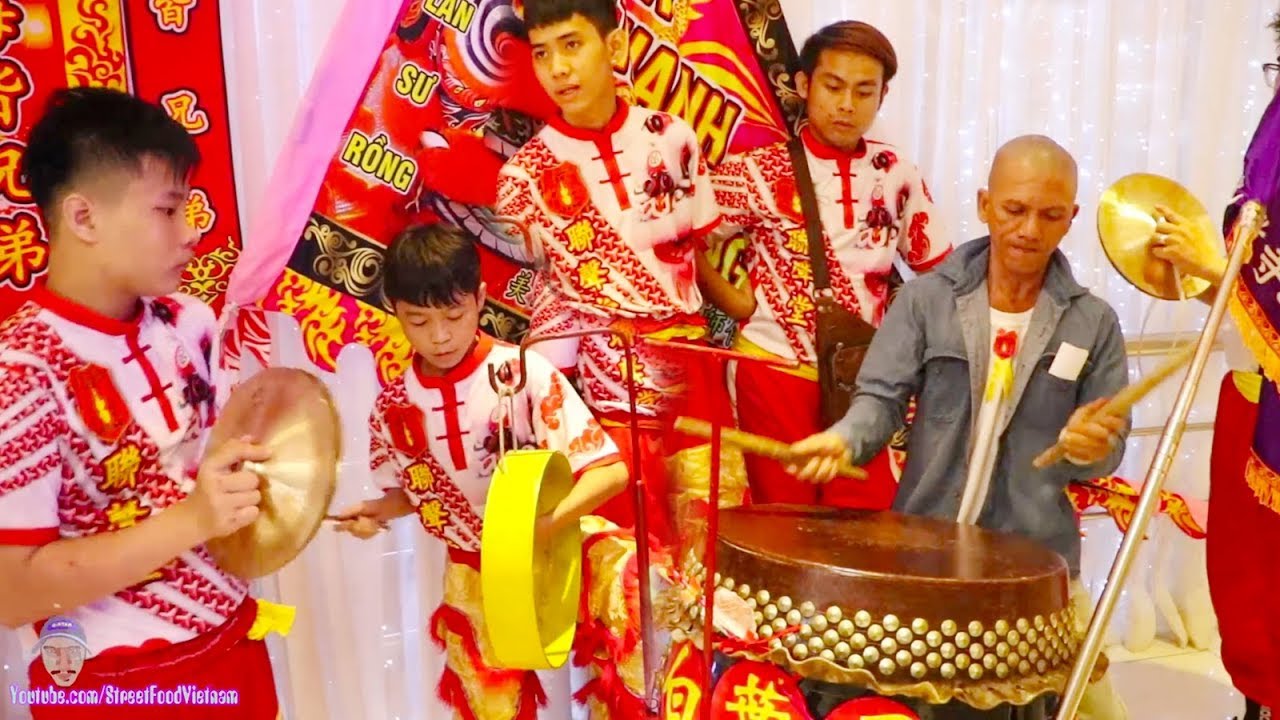 Đánh Trống Múa Lân Truyền Thống Cực Hay 2019 - Lân Sư Rồng Liên Thanh