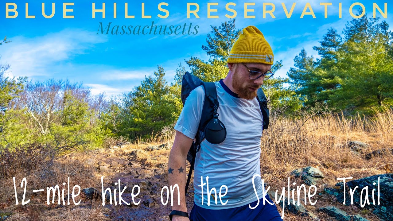 HIKING BLUE HILLS RESERVATION IN WINTER | MASSACHUSETTS | SKYLINE TRAIL | 68-DEGREES IN JANUARY!