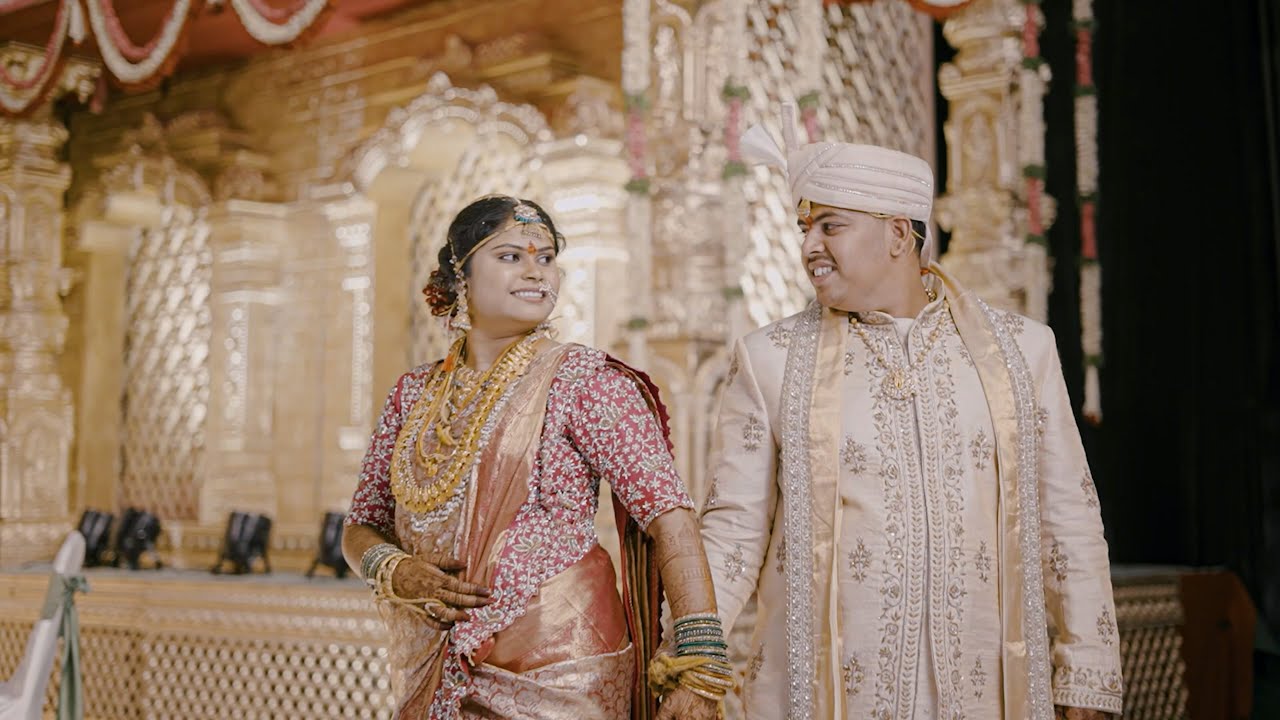 Arya Maheshwari  & Vijay Krishna I 4K Cinematic Wedding Teaser I