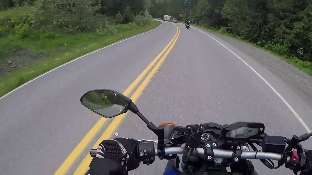 BEST MOTORCYCLE ROAD IN THE WORLD!? New Denver to Kaslo | RAW VIDEO
