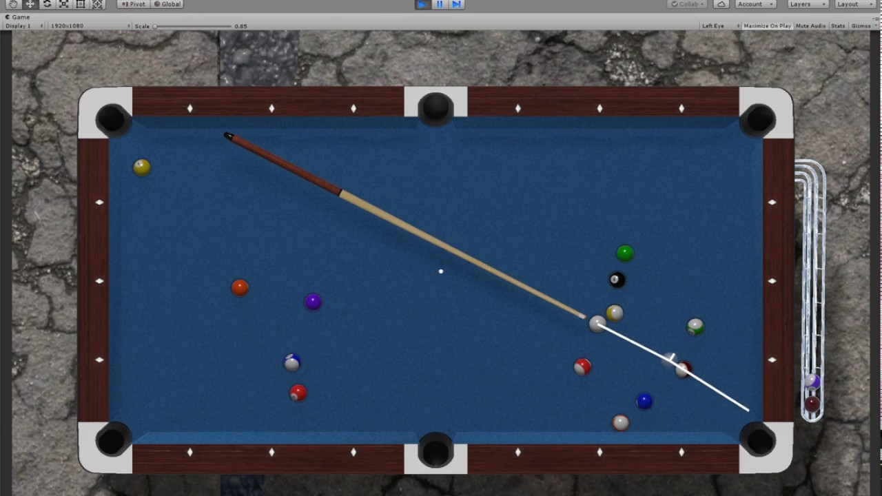 Billiard by unity3d