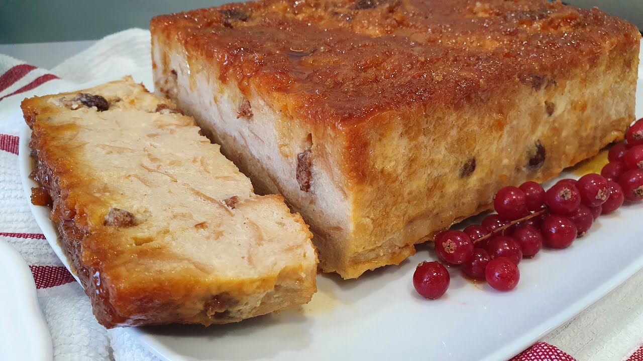Como hacer un pudin de pan perfecto - Receta de aprovechamiento