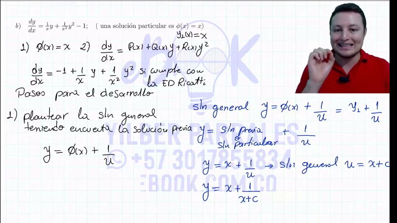 2 explicacion e2 como se resulve el metodo de ricatti metodo corto