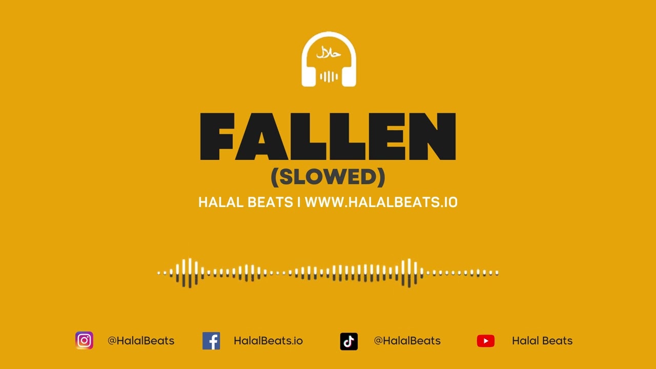 'Fallen' (slowed) (Nasheed background) *Vocals only* Soundtrack #HalalBeats